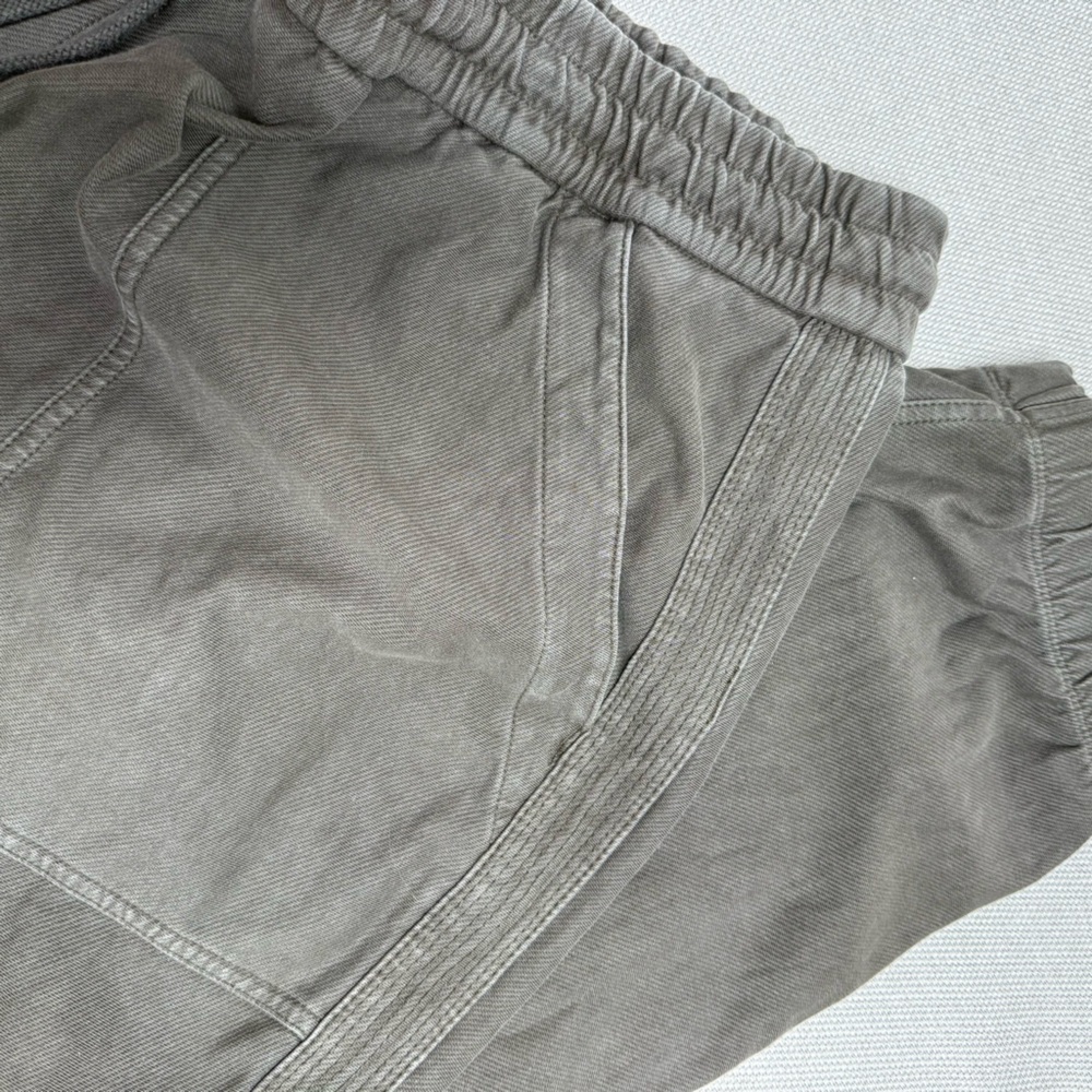 Athleta Farallon Jogger Cypress Green Organic Cotton Size 22 - Picture 5 of 12